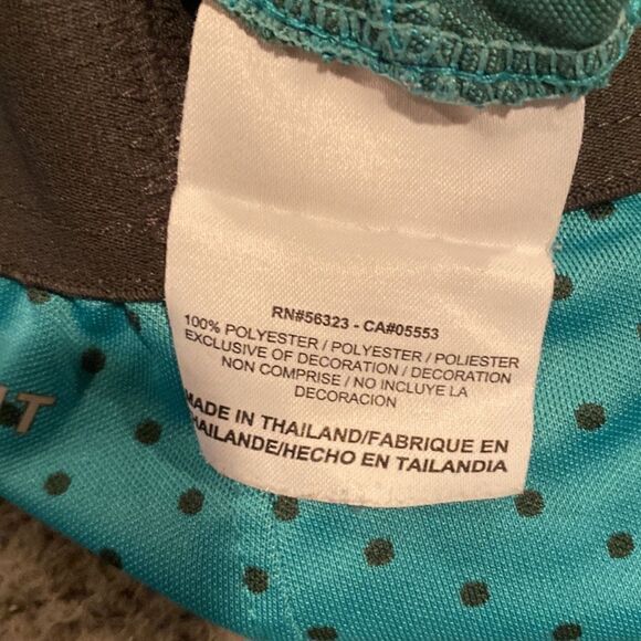 Nike Running Shorts Size Small Polka Dot Just Do It Swoosh - Picture 9 of 10